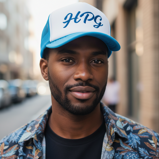 HPG BLUE Foam trucker hat