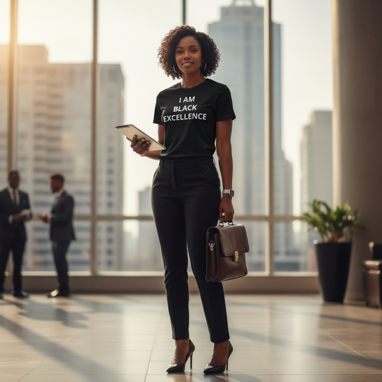 I AM BLACK EXCELLENCE Unisex t-shirt