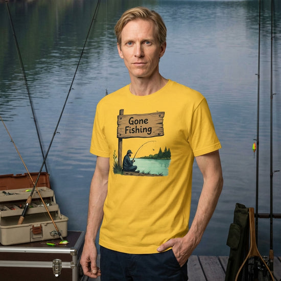 GONE FISHING Unisex classic tee